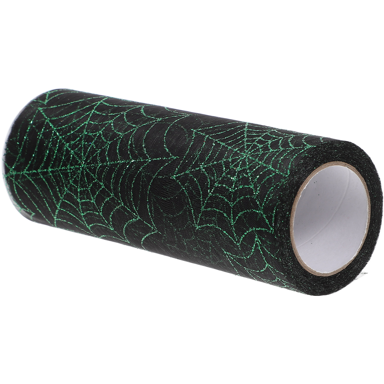 Ribbon Organza Roll - Spooky Spider Web Mesh Ribbon Organza
