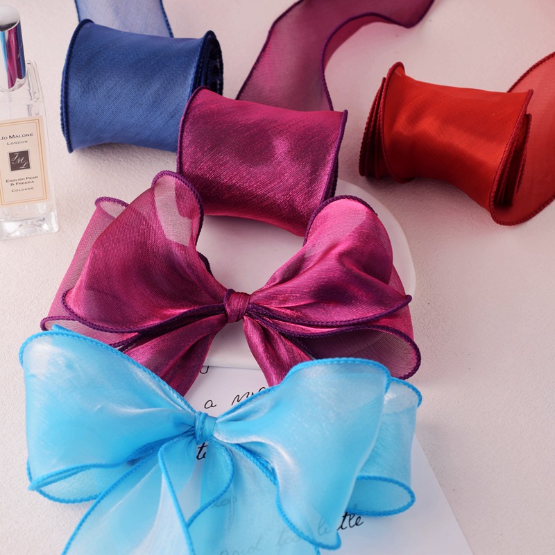 Satin Organza Ribbon Rainbow F - đánh giá và giá Ribbon Organza Roll