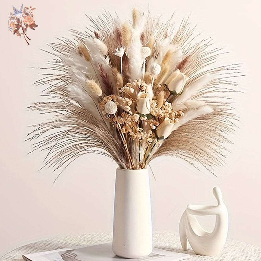 80Pcs Artificial Dried Flowers - đánh giá và giá Dried Flower Bunch