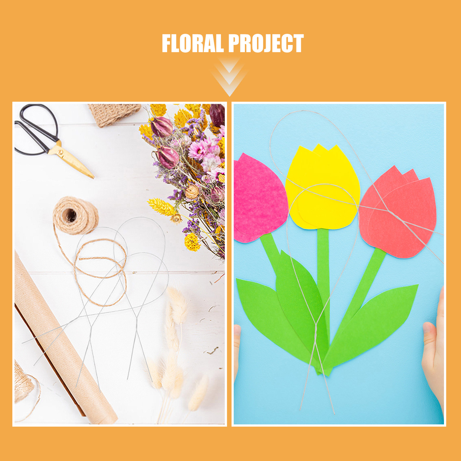 250Pcs Wrapped Rose Flower Wir - đánh giá và giá Florist Wreath Supply