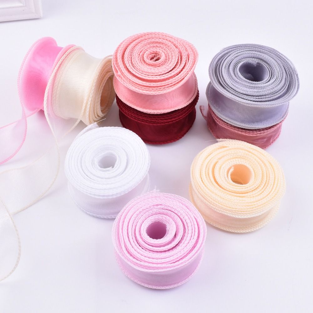 Roll of Satin Ribbon 40mm 10 Y - đánh giá và giá Ribbon Organza Roll
