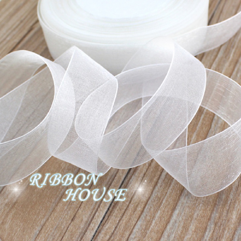 (50 Yard/Cuộn) 12/15/20/25/40/ - đánh giá và giá Ribbon Organza Roll