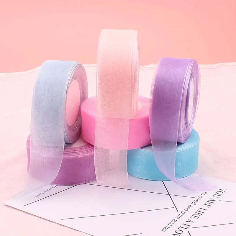 4cm Chiffon Organza Ribbon Who - đánh giá và giá Ribbon Organza Roll