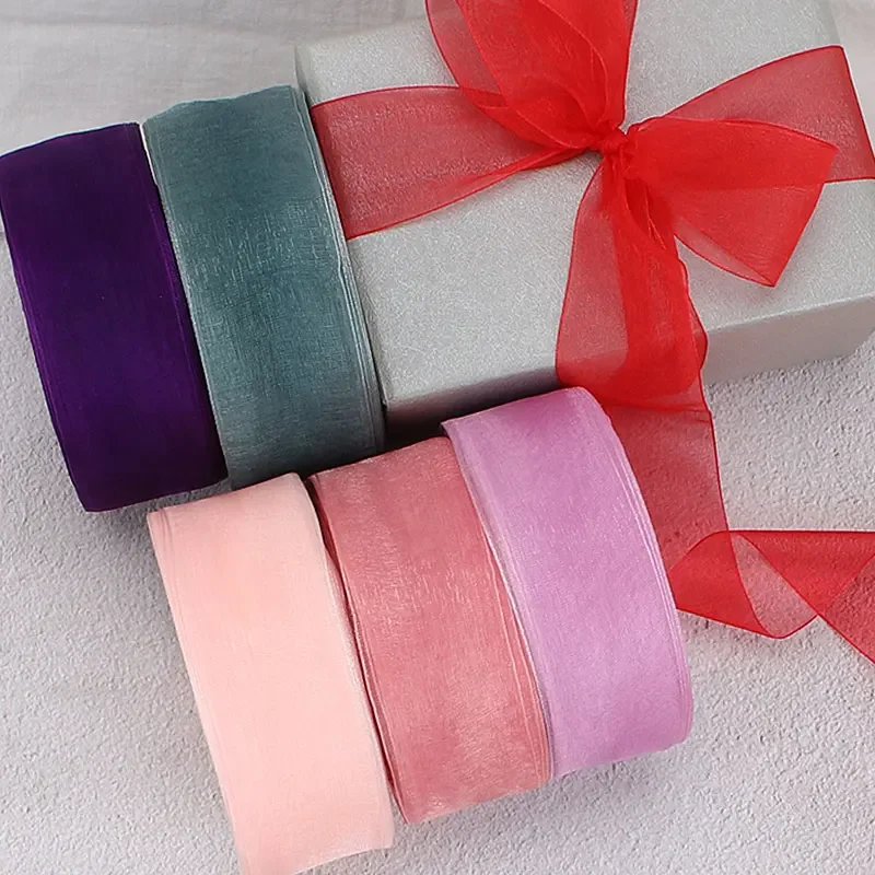 4cm Chiffon Organza Ribbon Who - đánh giá và giá Ribbon Organza Roll