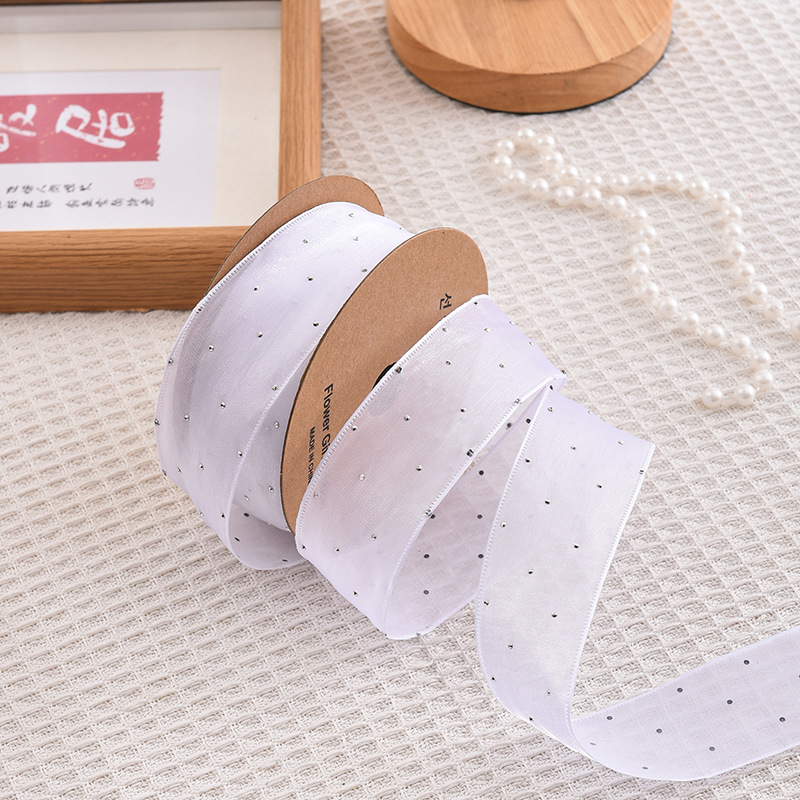 20Yards Roll 4CM Rhinestones S - đánh giá và giá Ribbon Organza Roll