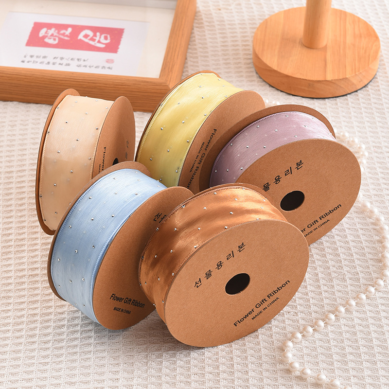 20Yards Roll 4CM Rhinestones S - đánh giá và giá Ribbon Organza Roll