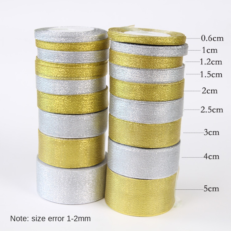 Gold/Silver Organza Onion Ribb - đánh giá và giá Ribbon Organza Roll