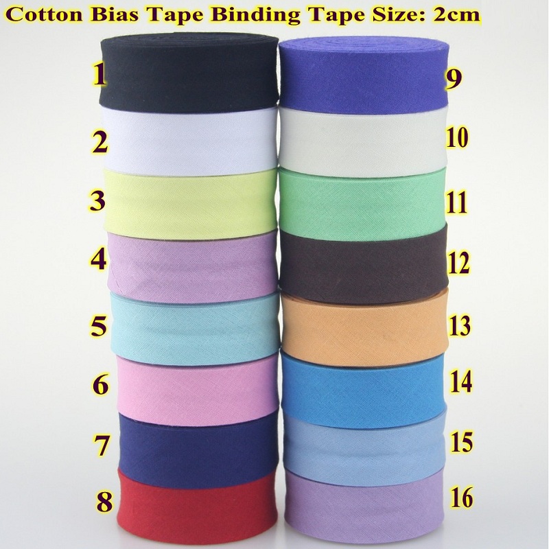 22m/Roll 100% Cotton Bias Tape - đánh giá và giá Ribbon Organza Roll